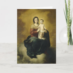 Madonna en Child, fijne kerstKaart Feestdagen Kaart