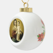 Madonna en Child, Fine Art-kerstversiering Keramische Bal Ornament (Rechts)