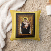 Madonna en Child Fine Art Pillow Print Kussen (Deken)