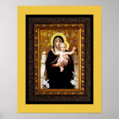 Madonna en Child Fine Art Poster Print (Voorkant)