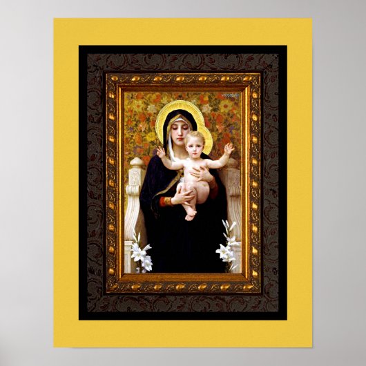 Madonna en Child Fine Art Poster Print (Voorkant)