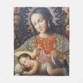 Madonna en Child Fleece Deken (Voorkant)