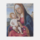 Madonna en Child Fleece Deken (Voorkant)