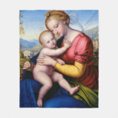 Madonna en Child Fleece Deken (Voorkant)
