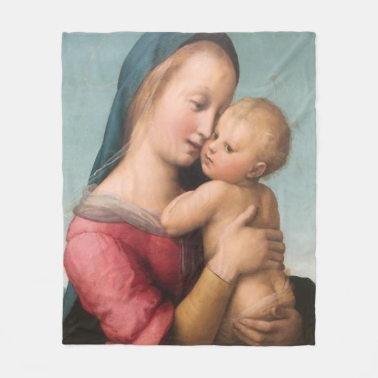 Madonna en Child Fleece Deken (Voorkant)