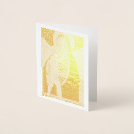Madonna en Child Gold Foil Note Card Folie Kaarten