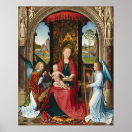 Madonna en Child - Hans Memling Fine Art Poster