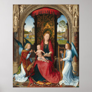 Madonna en Child - Hans Memling Fine Art Poster