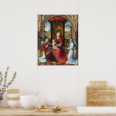 Madonna en Child - Hans Memling Fine Art Poster (Keuken)