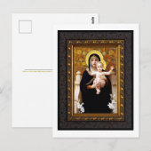 Madonna en Child Holiday Briefkaart (Voorkant / Achterkant)