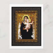 Madonna en Child Holiday Briefkaart (Voorkant)