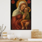 Madonna en Child, Jacopo Bellini (jaren '50) Poster (Keuken)