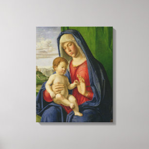 Madonna en Child, jaren '90 Canvas Afdruk