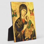 Madonna en Child Jesus Icon Fotoplaat (Zijkant)