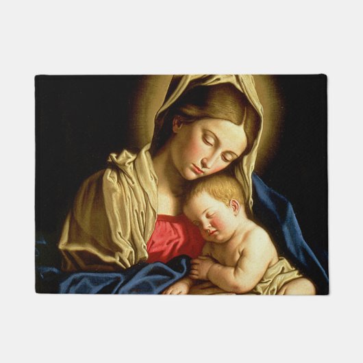 Madonna en Child Jesus - Sassoferrato Deurmat (Voorkant)