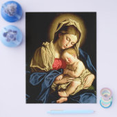 Madonna en Child Jesus - Sassoferrato Flyer (Enkel)