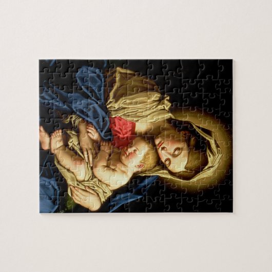Madonna en Child Jesus - Sassoferrato Legpuzzel (Horizontaal)