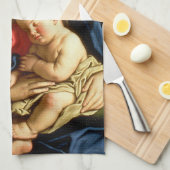 Madonna en Child Jesus - Sassoferrato Theedoek (Quarter Fold)