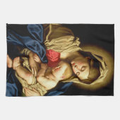 Madonna en Child Jesus - Sassoferrato Theedoek (Horizontaal)