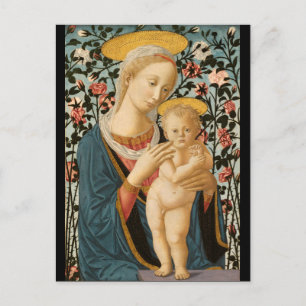 Madonna en Child Jesus Virgin Mary  Art Briefkaart