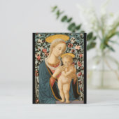 Madonna en Child Jesus Virgin Mary  Art Briefkaart (Staand voorkant)