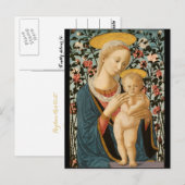 Madonna en Child Jesus Virgin Mary  Art Briefkaart (Voorkant / Achterkant)