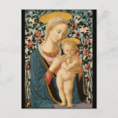 Madonna en Child Jesus Virgin Mary  Art Briefkaart (Voorkant)