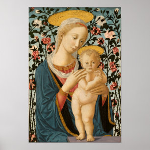 Madonna en Child Jesus Virgin Mary Art Poster