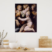 Madonna en Child, John de Baptist... Afdrukken Poster (Keuken)