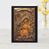 Madonna en Child Kaart (Gele Bloem)