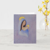 Madonna en Child Kaart (Gele Bloem)