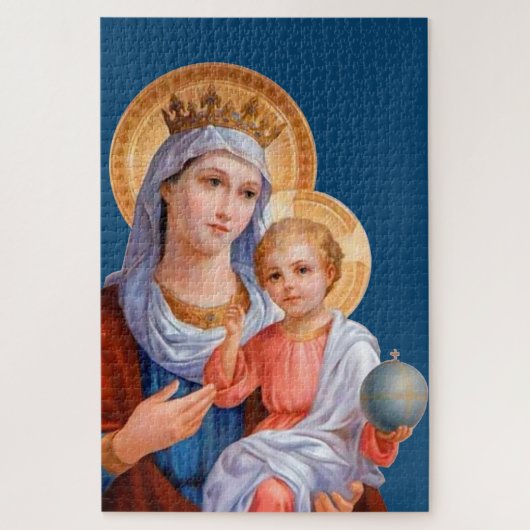 Madonna en Child Legpuzzel (Verticaal)