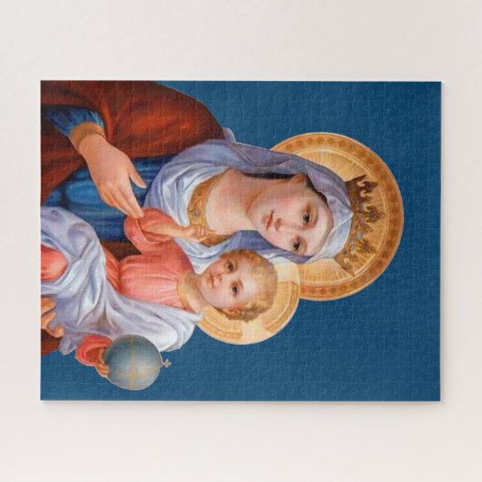 Madonna en Child Legpuzzel (Horizontaal)