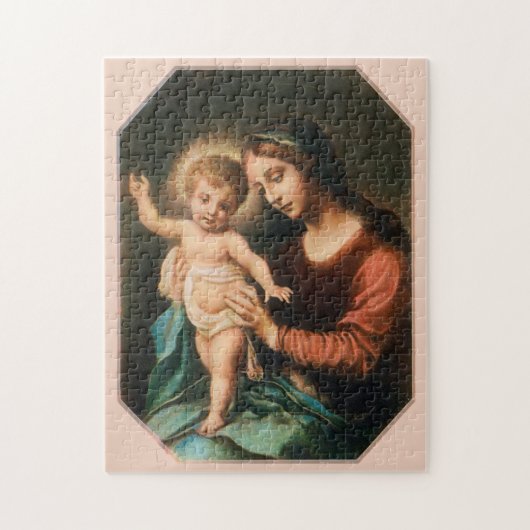 Madonna en Child Legpuzzel (Verticaal)