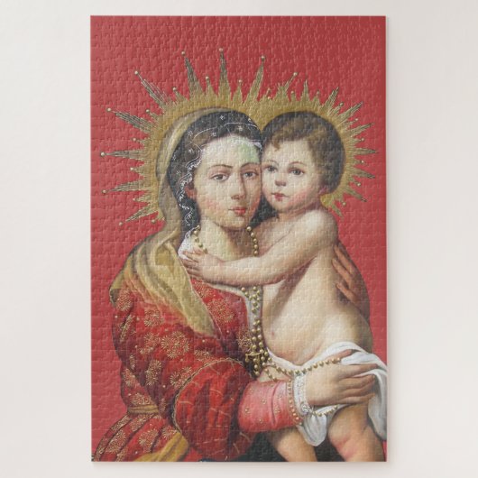 Madonna en Child Legpuzzel (Verticaal)