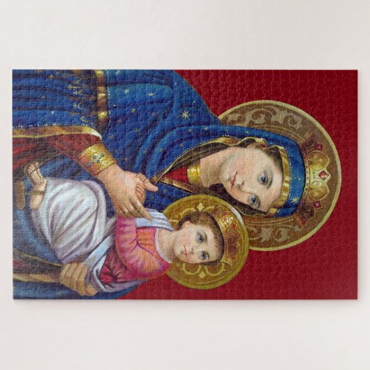 Madonna en Child Legpuzzel (Horizontaal)