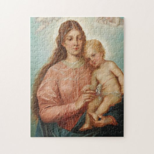 Madonna en Child Legpuzzel (Verticaal)