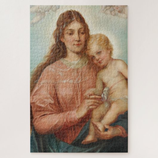Madonna en Child Legpuzzel (Verticaal)