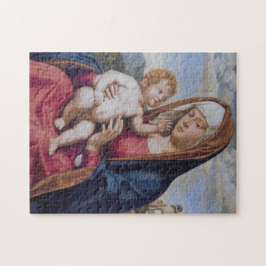 Madonna en Child Legpuzzel (Horizontaal)