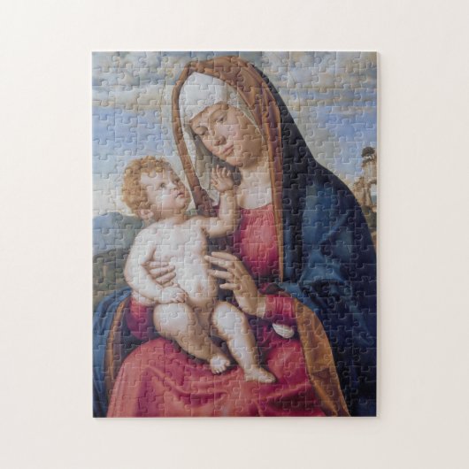 Madonna en Child Legpuzzel (Verticaal)