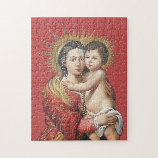 Madonna en Child Legpuzzel (Verticaal)