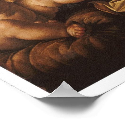 Madonna en Child, Leonardo da Vinci, 1475 Poster (Hoek)