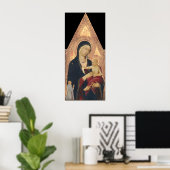 Madonna en Child - Lippo Memmi Fine Art Poster (Thuiskantoor)