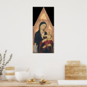 Madonna en Child - Lippo Memmi Fine Art Poster (Keuken)