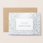 Madonna en Child Luxury Real Folie kerstKaarten Folie Kaarten (Voorkant met envelop)