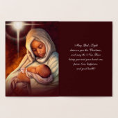 Madonna en Child Luxury Real Folie kerstKaarten Folie Kaarten (Binnen)