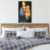Madonna en Child, Madonna del Granduca van Raphael Canvas Afdruk (Insitu (Slaapkamer))