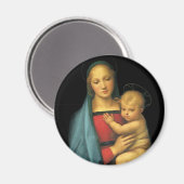 Madonna en Child, Madonna del Granduca van Raphael Magneet (Voorkant / Achterkant)
