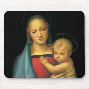 Madonna en Child, Madonna del Granduca van Raphael Muismat