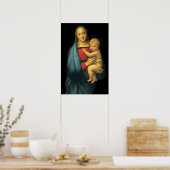 Madonna en Child, Madonna del Granduca van Raphael Poster (Keuken)
